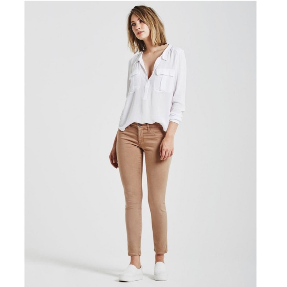 AG Adriano Goldschmied Tan Jeans